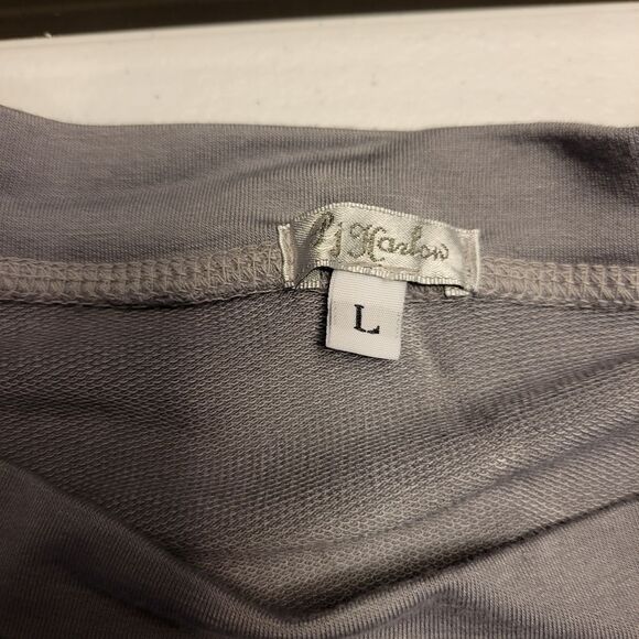 PJ Harlow Taylor Women's Gray French Terry Crewneck Sweatshirt Cozy Loungewear - Picture 11 of 15